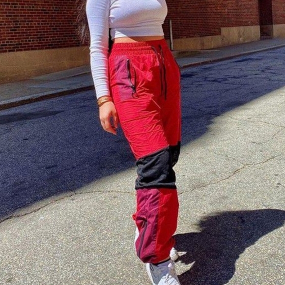 Secndnture Cherry Classic Windbreaker Jogger Pants - Picture 3 of 3